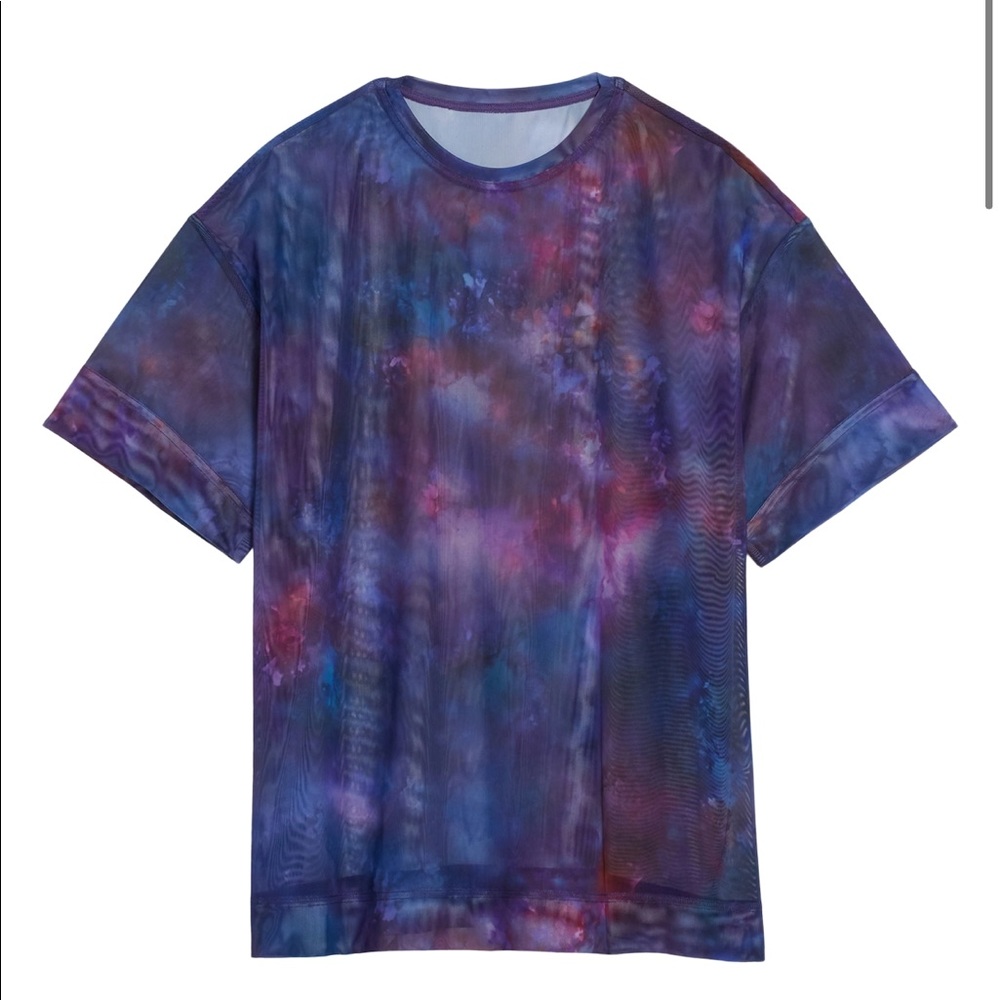 Athleta mesh oversized tee